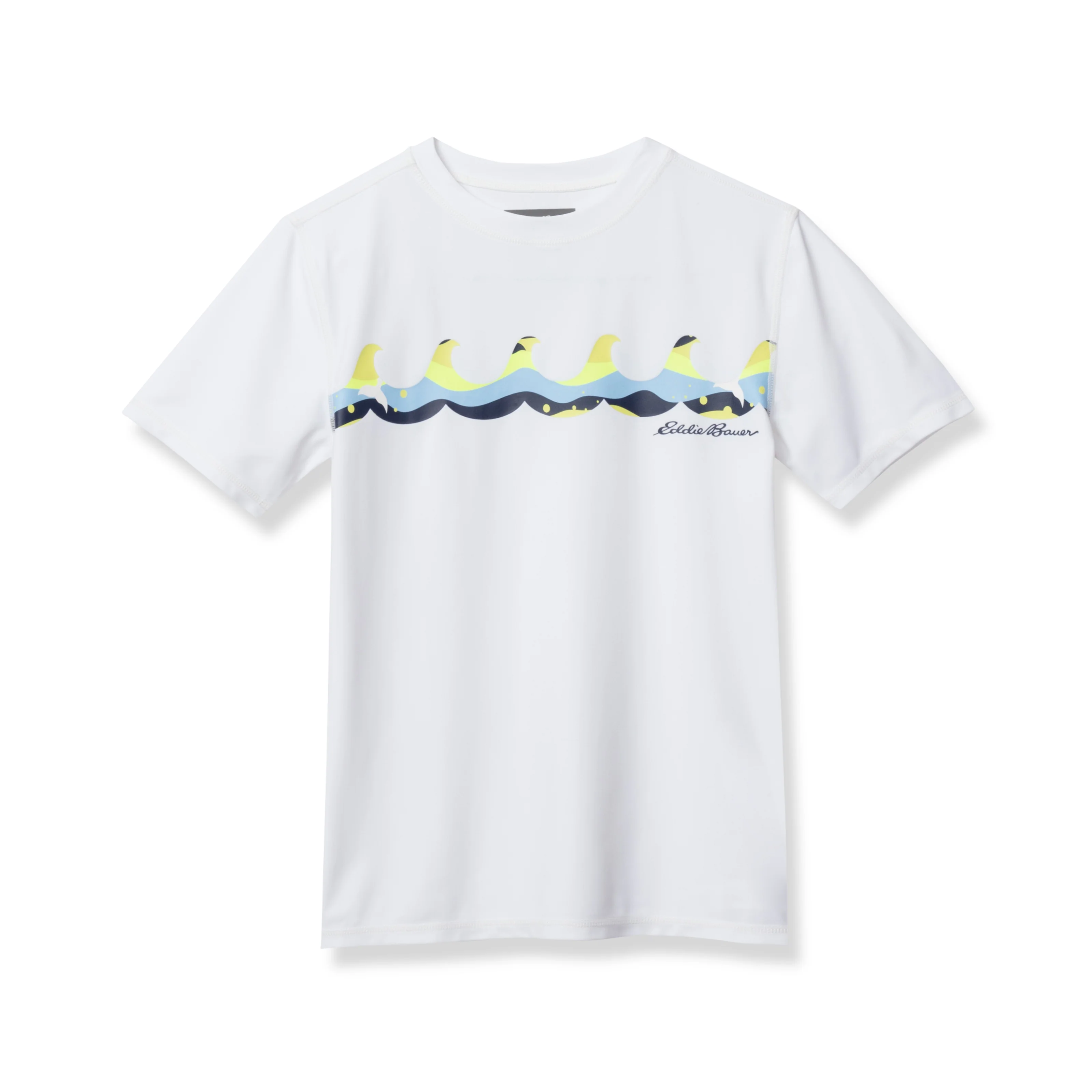Boys Sea Spray Ss Rashguard Tee