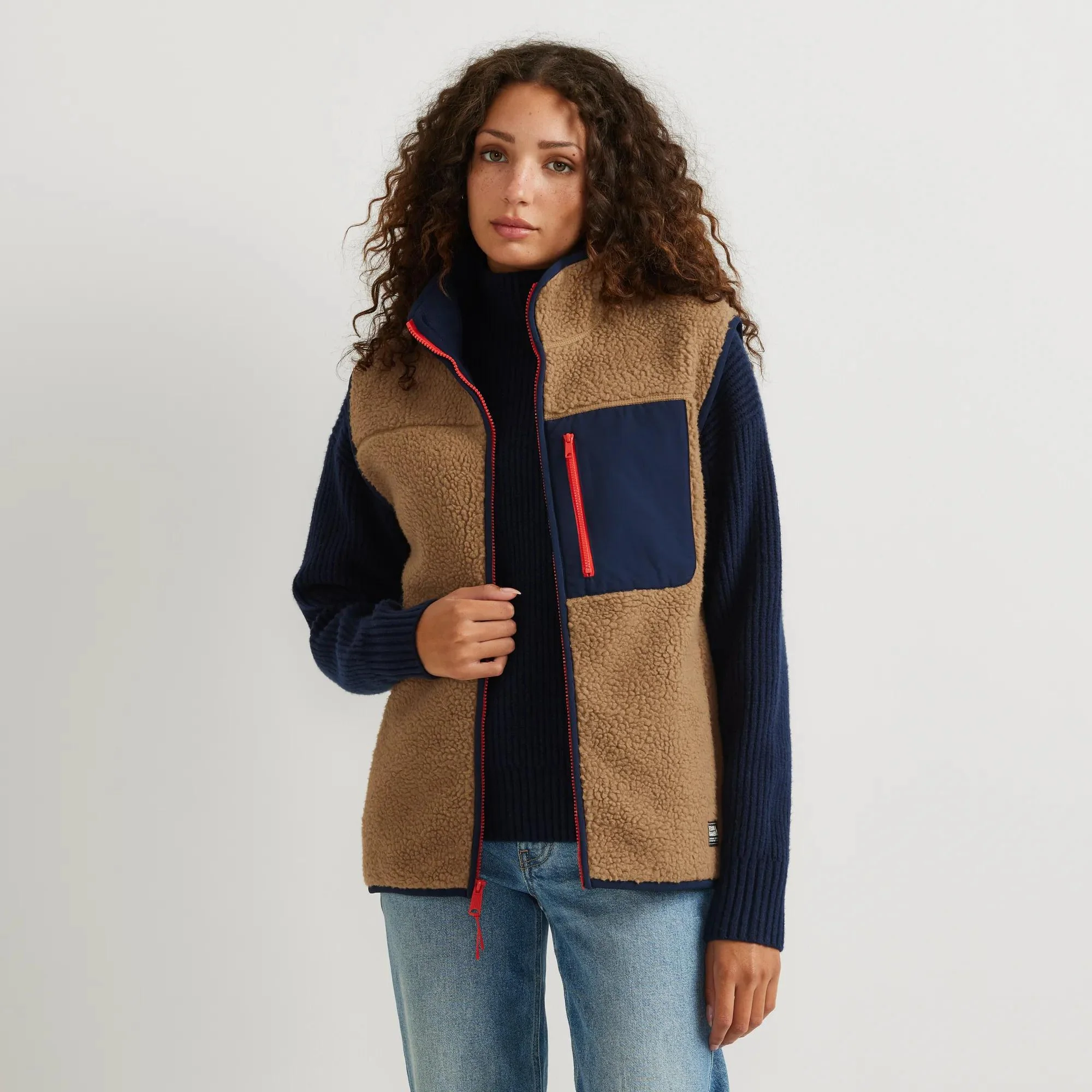 Women's Chilali Faux Shearling Fleece Vest