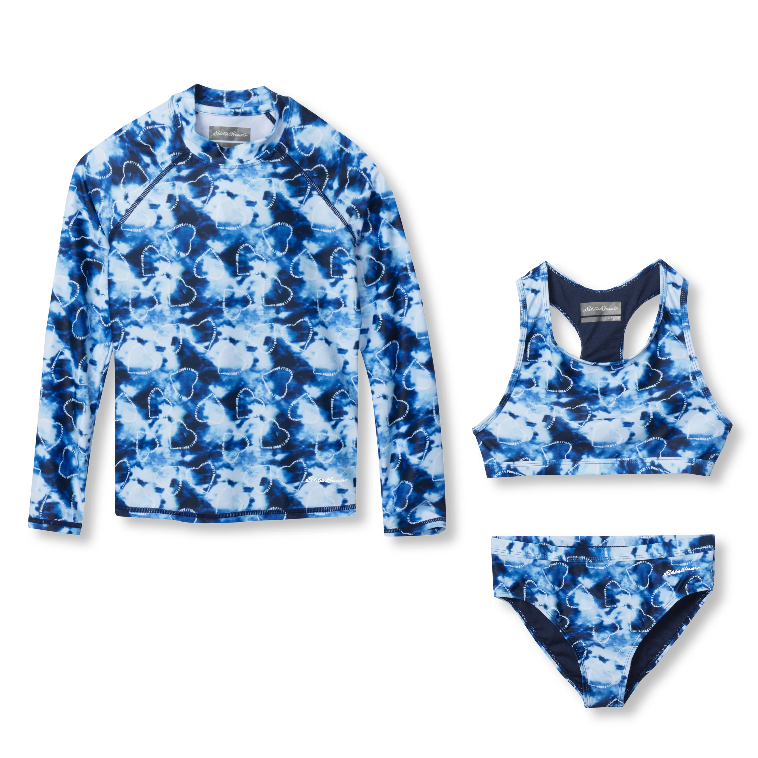 Girls Sea Spray Ls 3-Piece Swim Set