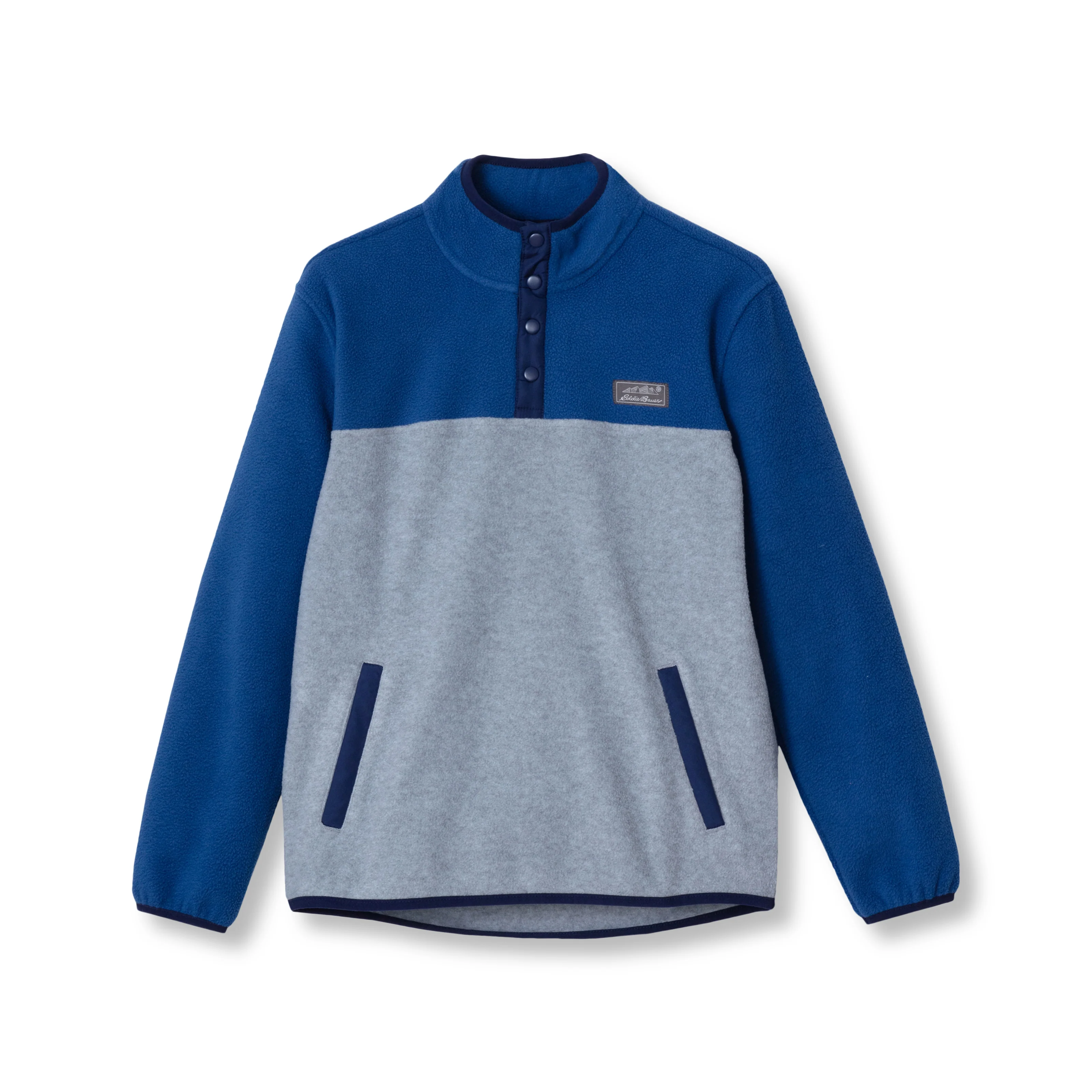 Boys Quest Fleece Snap Neck