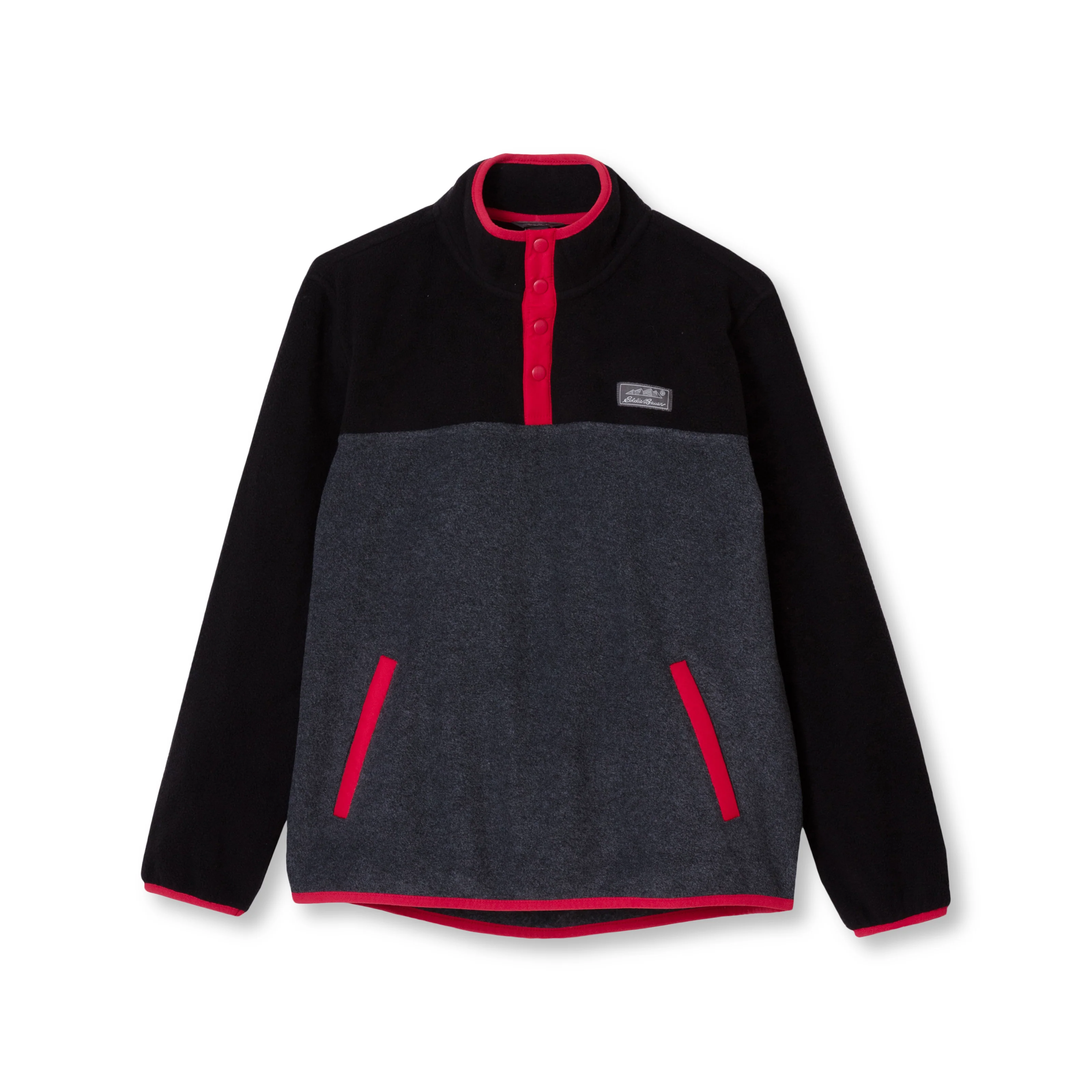 Boys Quest Fleece Snap Neck